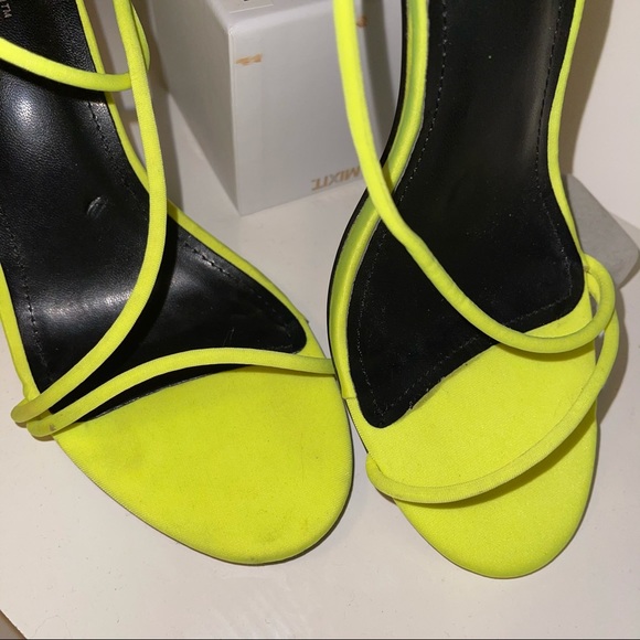 Cape Robbin Ankle Strap Neon Stiletto Heels - Picture 3 of 12